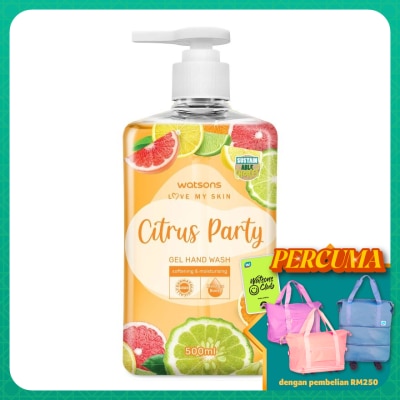 WATSONS Gel Hand Wash Citrus Party 500ml