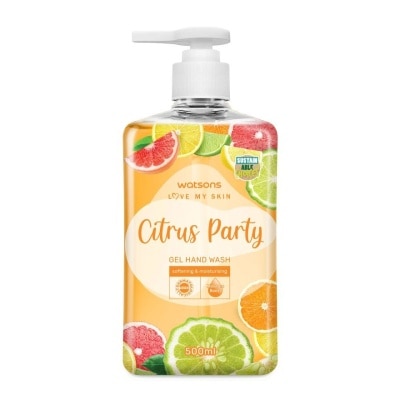 WATSONS Gel Hand Wash Citrus Party 500ml