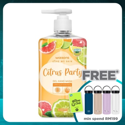 WATSONS Gel Hand Wash Citrus Party 500ml