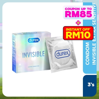 DUREX Condom Invisible Extra Sensitive 3s