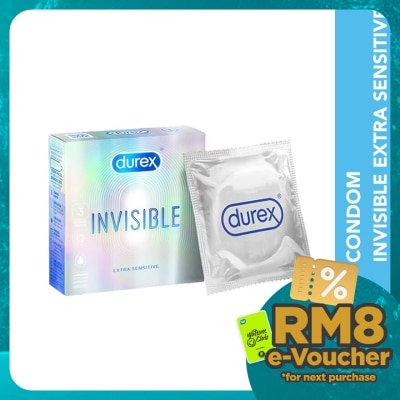 DUREX Condom Invisible Extra Sensitive 3s