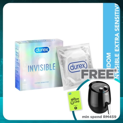 DUREX Condom Invisible Extra Sensitive 3s
