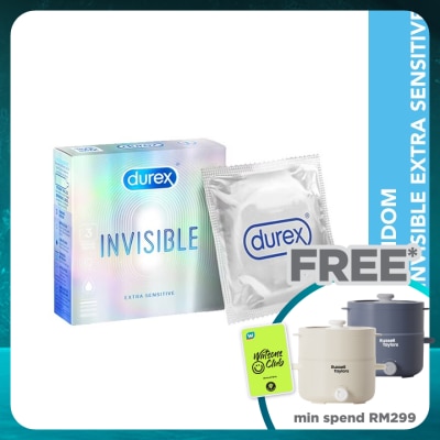 DUREX Condom Invisible Extra Sensitive 3s