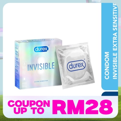 DUREX Condom Invisible Extra Sensitive 3s