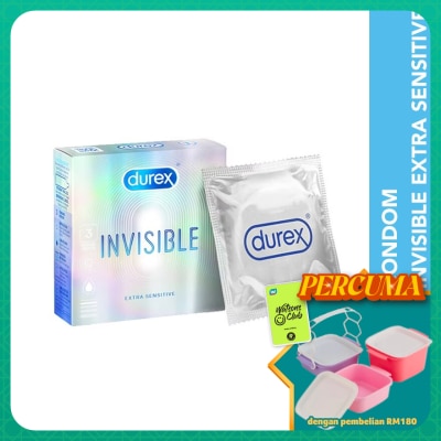 DUREX - Condom Invisible Extra Sensitive 3s