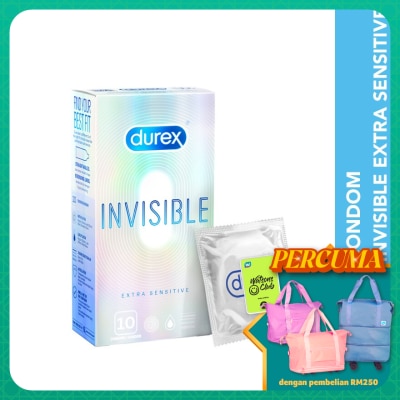 DUREX - Condom Invisible Extra Sensitive 10s
