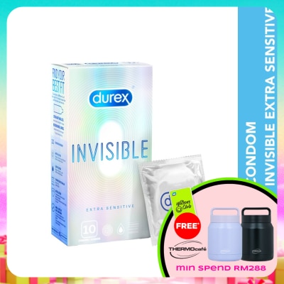 DUREX - Condom Invisible Extra Sensitive 10s