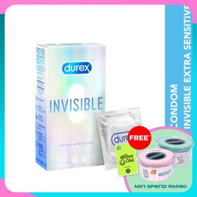 DUREX Condom Invisible Extra Sensitive 10s
