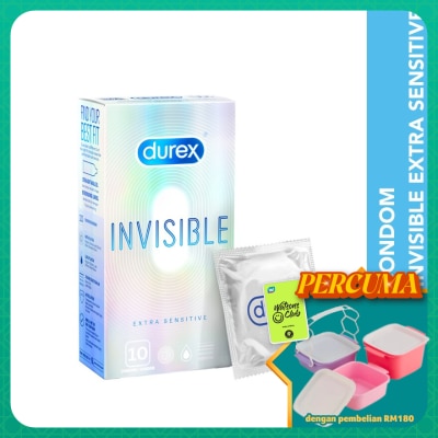 DUREX - Condom Invisible Extra Sensitive 10s