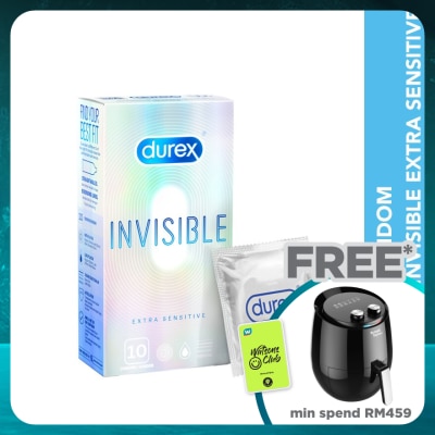 DUREX Condom Invisible Extra Sensitive 10s