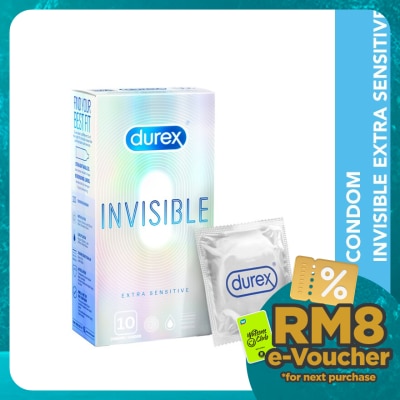 DUREX Condom Invisible Extra Sensitive 10s