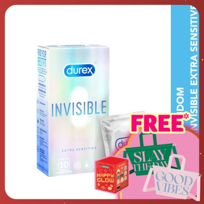 DUREX Condom Invisible Extra Sensitive 10s
