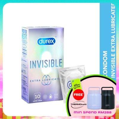 DUREX - Condom Invisible Extra Lubricated 10s