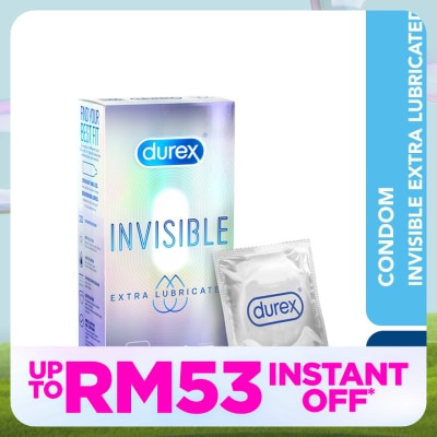 DUREX Condom Invisible Extra Lubricated 10s