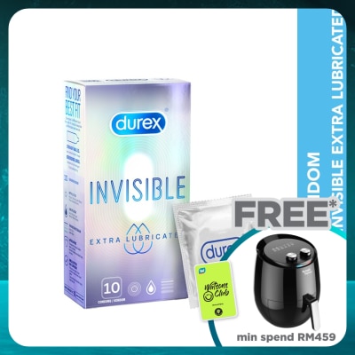 DUREX Condom Invisible Extra Lubricated 10s