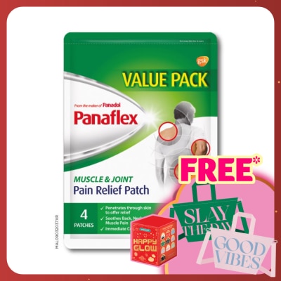 PANAFLEX Pain Relief Patch for Muscle & Joint Pain 4S