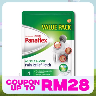 PANAFLEX Pain Relief Patch for Muscle & Joint Pain 4S