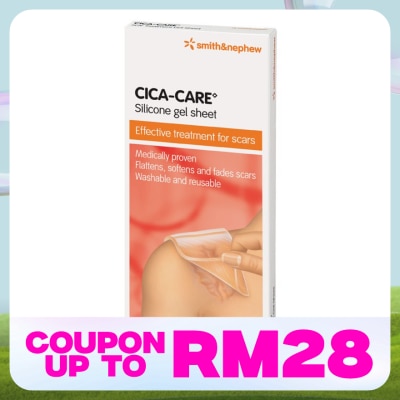 SMITH & NEPHEW Cica-Care Silicone Gel Sheet 12cm x 3cm 1's