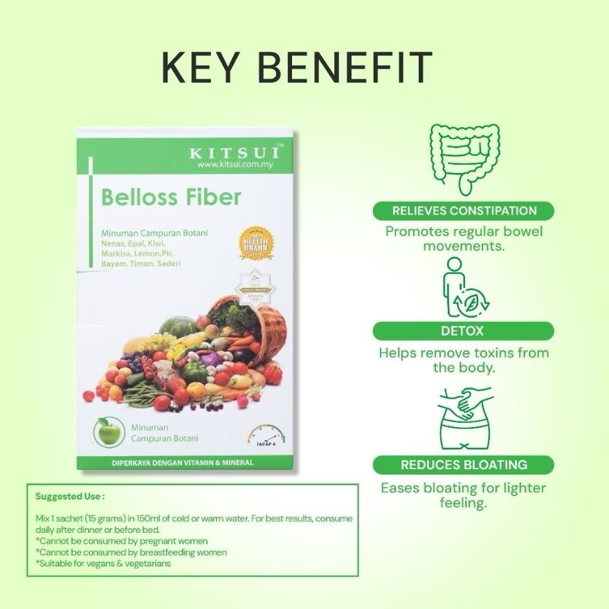 Belly Loss Fiber 15g x 35's