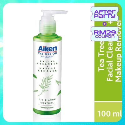 AIKEN Tea Tree Oil Facial Cleanser& Makeup Remover 150ML