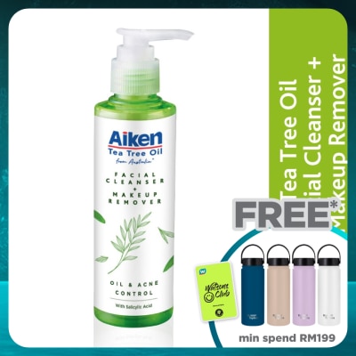 AIKEN Tea Tree Oil Facial Cleanser& Makeup Remover 150ML