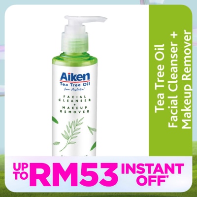 AIKEN Tea Tree Oil Facial Cleanser& Makeup Remover 150ML
