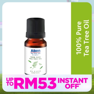 AIKEN Tea Tree Oil 100% Pure Tea Tree Oil 10ml
