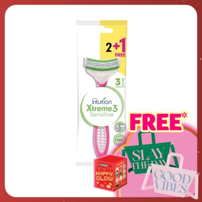 SCHICK Xtreme 3 Disposable Razor 2+1's Free