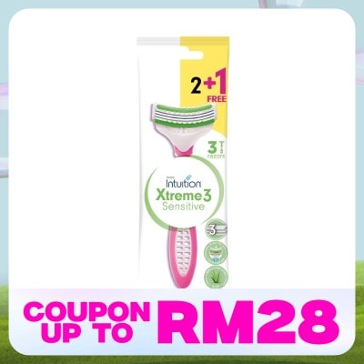 SCHICK Xtreme 3 Disposable Razor 2+1's Free