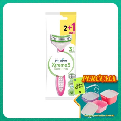 SCHICK - Xtreme 3 Disposable Razor 2+1's Free