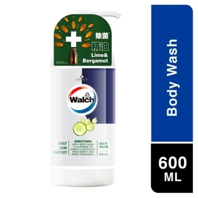 WALCH Anti-Bacterial Essential Oil Body Wash Bergamot 600ml