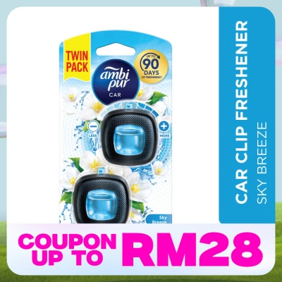 AMBI PUR Air Freshener Sky Breeze Car Mini Clip 2.2 mlx2