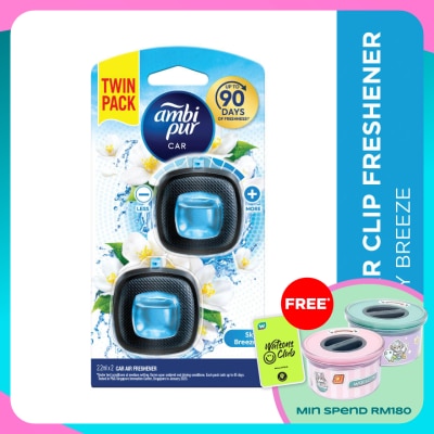 AMBI PUR Air Freshener Sky Breeze Car Mini Clip 2.2 mlx2