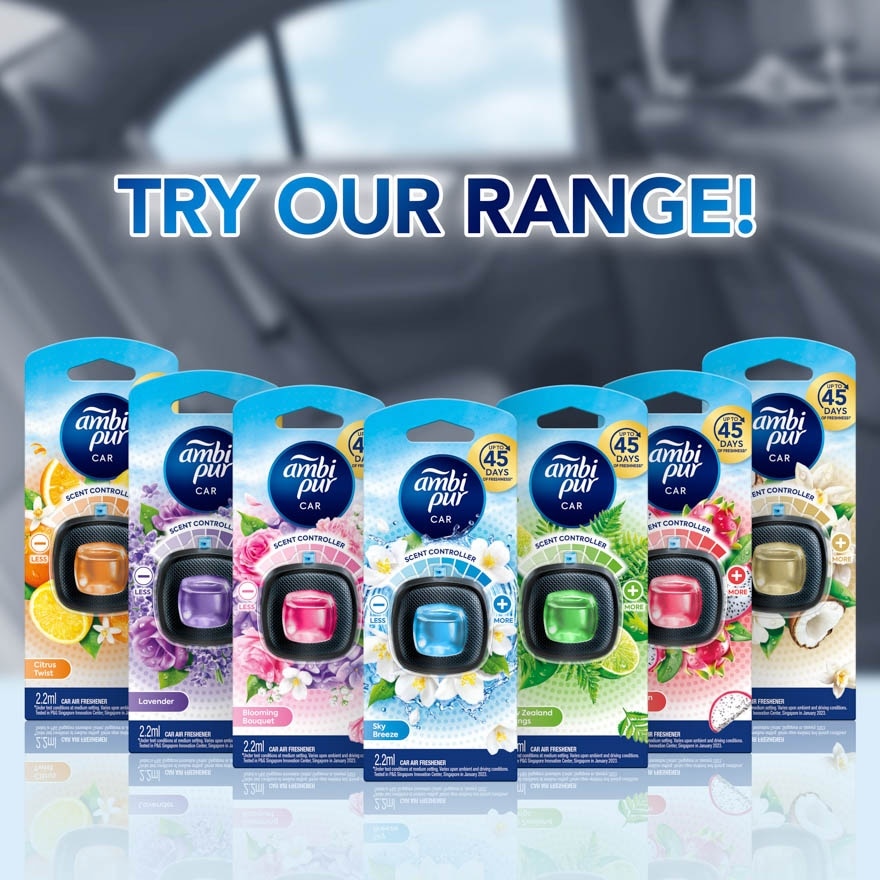 Car Mini Clip Lavender 2mlx2