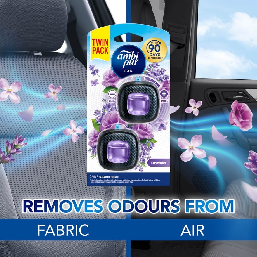 Car Mini Clip Lavender 2mlx2