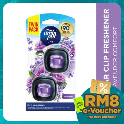 AMBI PUR Car Mini Clip Lavender 2mlx2