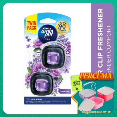 AMBI PUR - Car Mini Clip Lavender 2mlx2