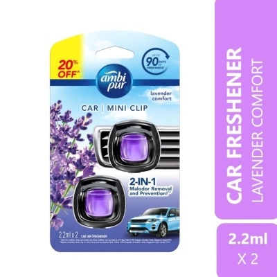 AMBI PUR Car Mini Clip Lavendar 2ml x 2's