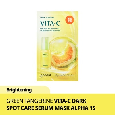 GOODAL Green Tangerine Vit C Dark Spot Care Serum Mask 1s