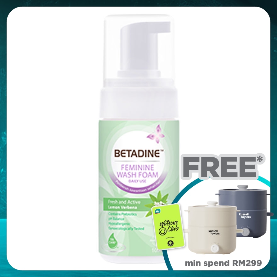 Feminine Wash Foam - Lemon Verbena Daily Use 100ml