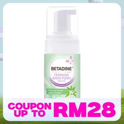 BETADINE Feminine Wash Foam - Lemon Verbena Daily Use 100ml