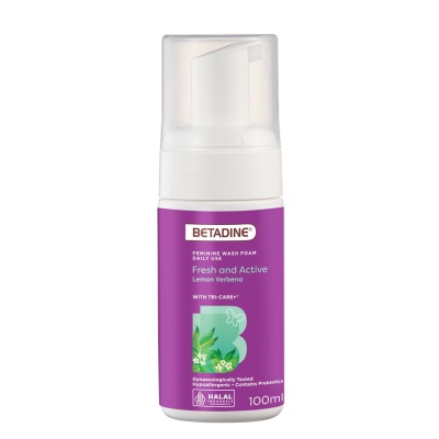 BETADINE - Feminine Wash Foam - Lemon Verbena Daily Use 100ml