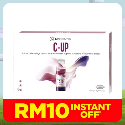 KINOHIMITSU C-Up Peach Juice 50ml x 10's