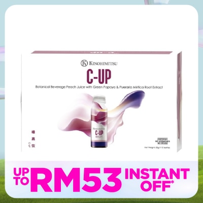 KINOHIMITSU C-Up Peach Juice 50ml x 10's
