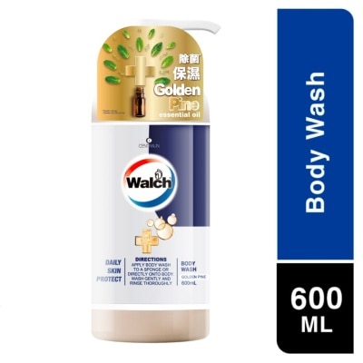 WALCH Anti-Bacterial Essential Oil Body Wash Golden Pine 600ml