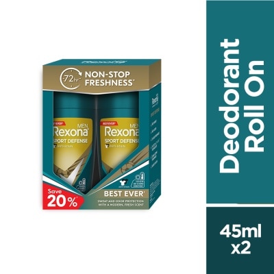 REXONA Men Sport Defense Roll On 2x45ml