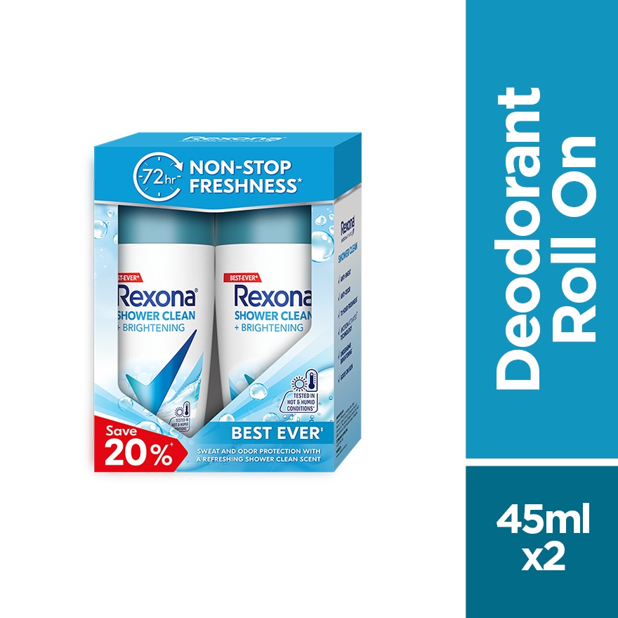 Shower Clean Roll On 2x45ml image