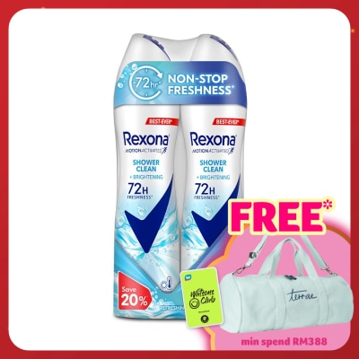 REXONA Shower Clean Spray  2x135ml