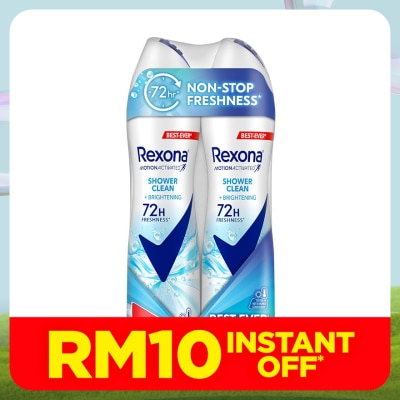 REXONA Shower Clean Spray  2x135ml
