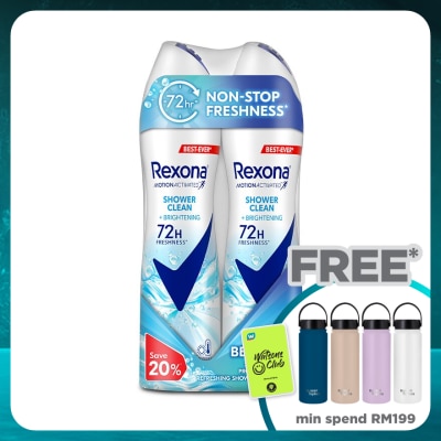 REXONA Shower Clean Spray  2x135ml